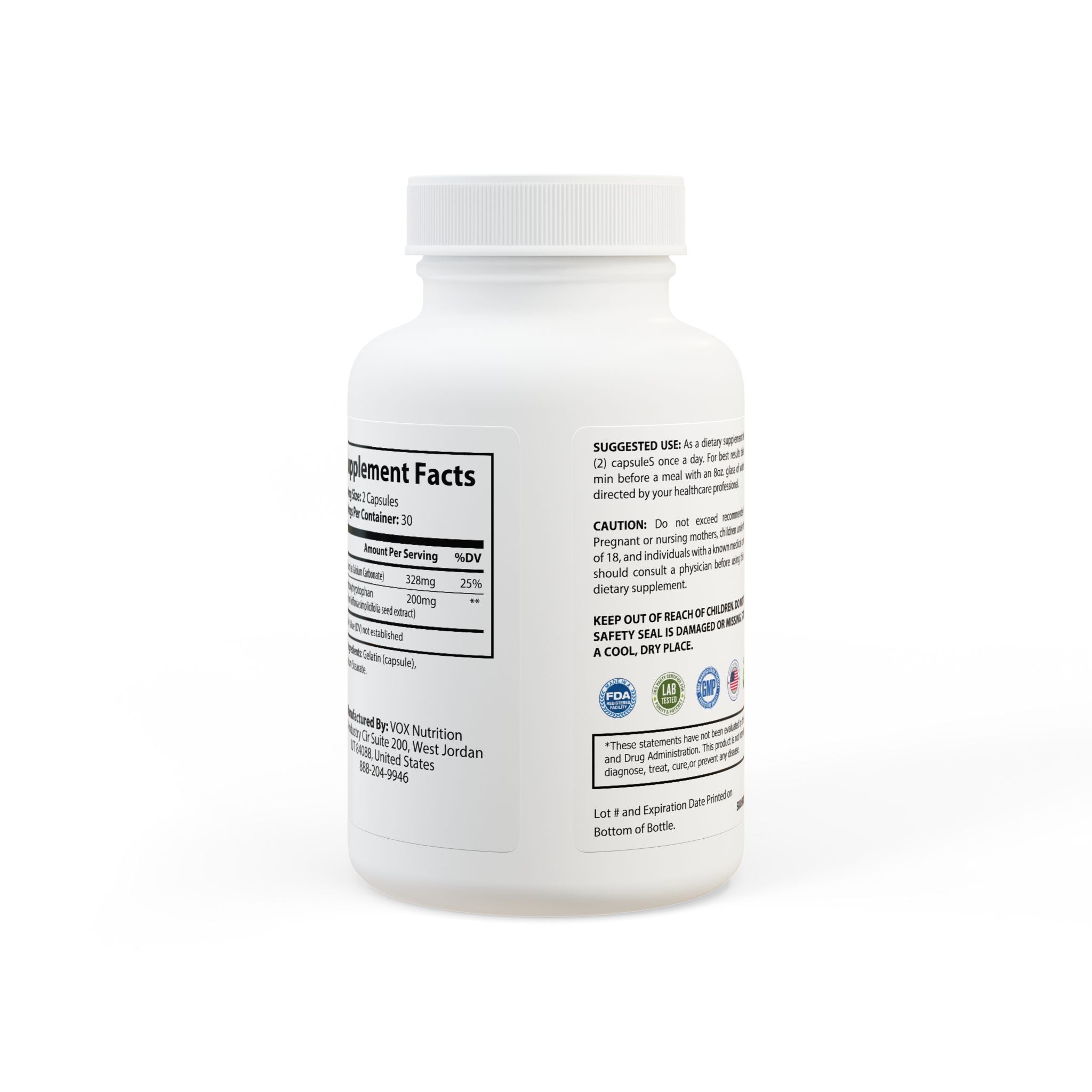 Glowing Sleep 5-HTP Supplement (60 Capsules)