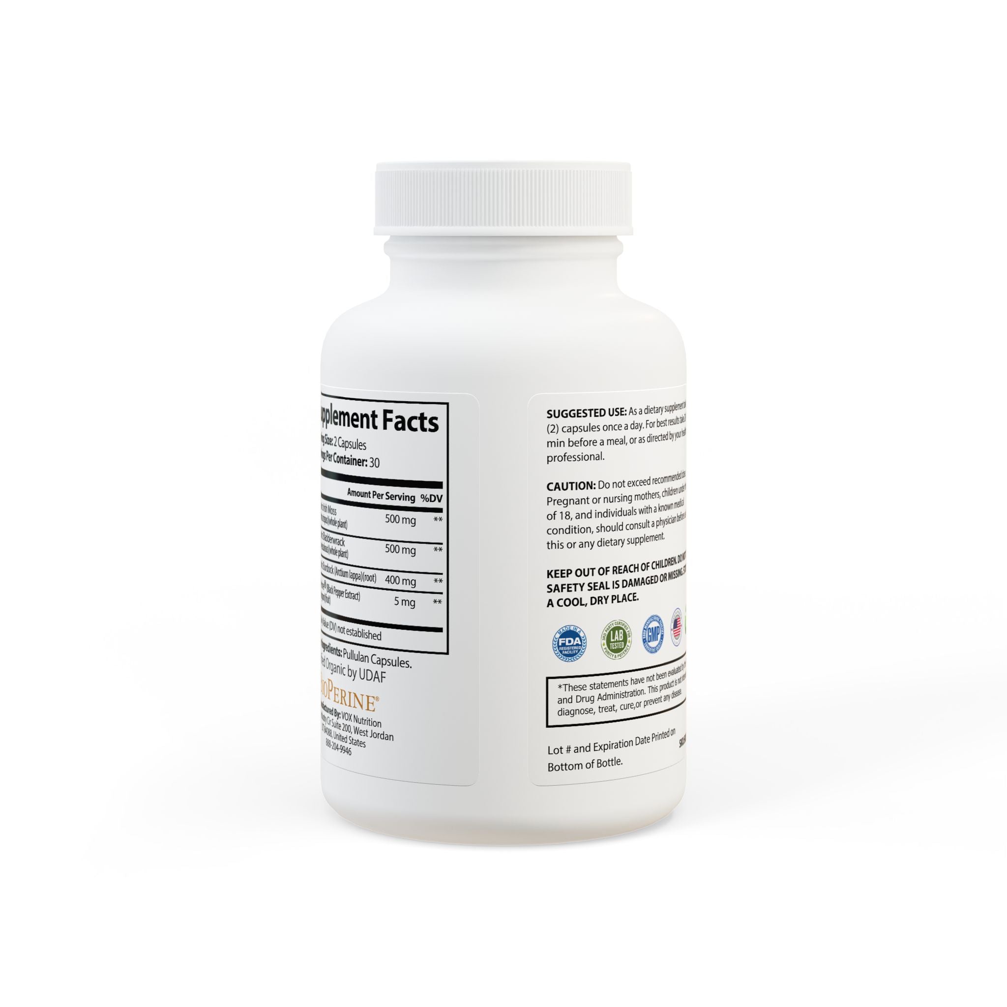 The Ultimate Glow Sea Moss Supplement (60 Capsules)