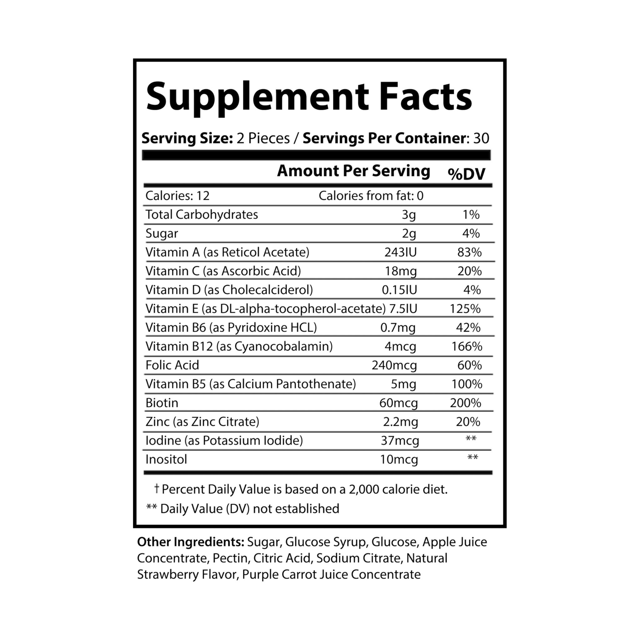 Her Radiance Multivitamin Gummies (60 Gummies)