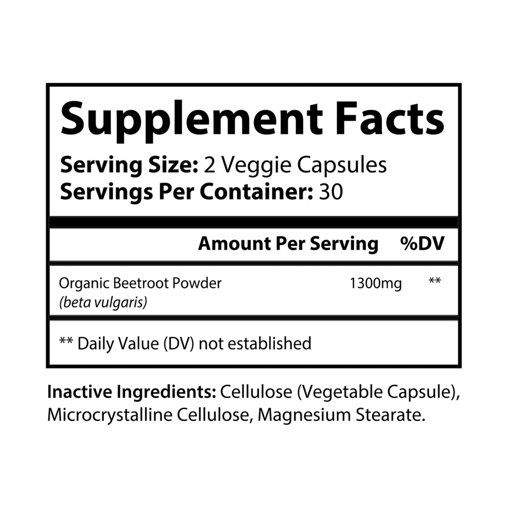 Her Heart Beetroot Supplement (60 Capsules)