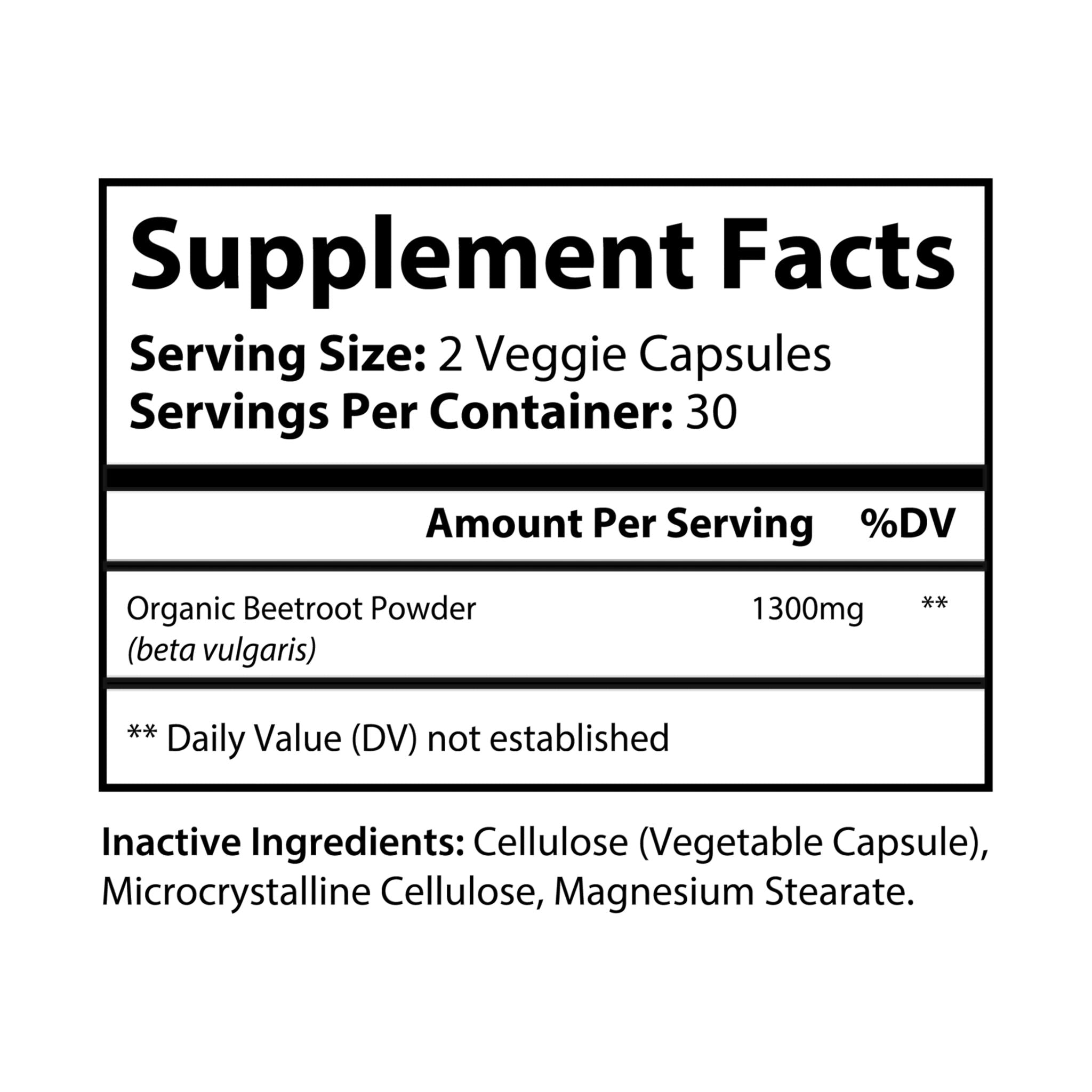 Her Heart Beetroot Supplement (60 Capsules)