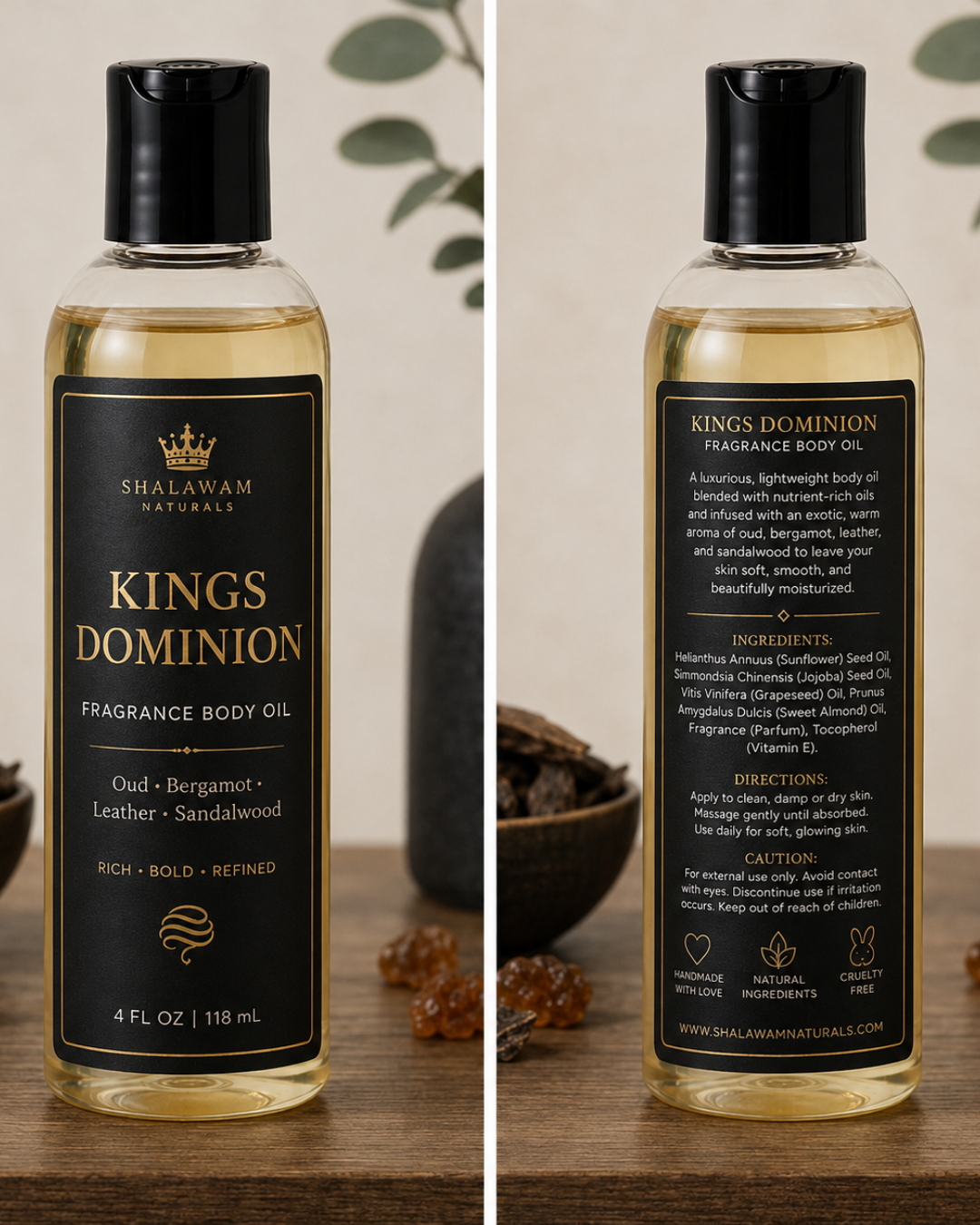 King's Dominion Mens Luxury  Fragrance Oil
