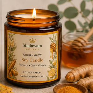 Golden Glow Luxury Massage Candle