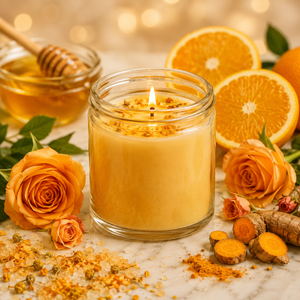 Golden Glow Luxury Massage Candle