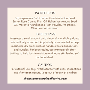 Rest & Restore Luxury Whipped Body Butter