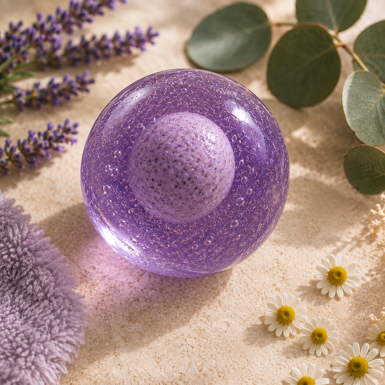 Rest and Restore™ Luxury Jelly Truffle Soap with Embedded Luxury Truffle Body Oil Center