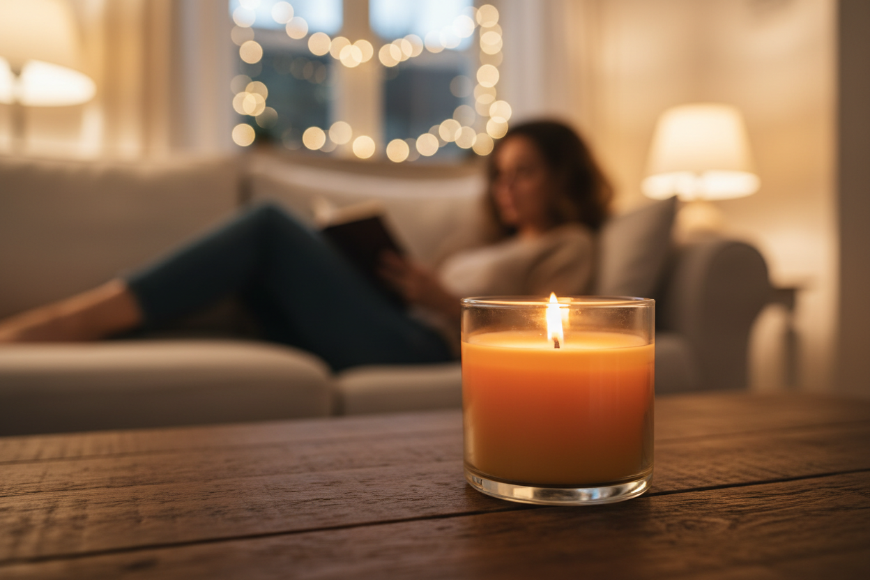 Golden Glow Luxury Massage Candle